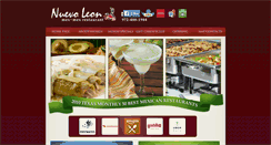 Desktop Screenshot of nuevoleonmexmex.com